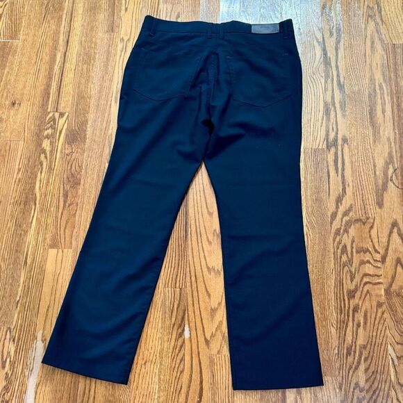 St. Croix Collection Black 5 Pocket Flat Front Pants. Size 35. - Picture 3 of 8